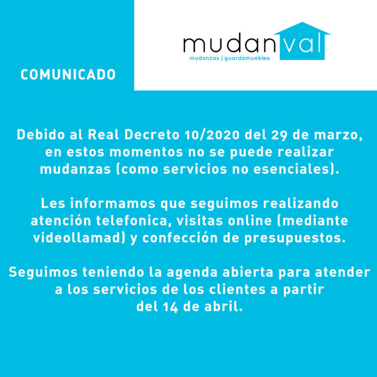 Comunicado COVID-19 actualizado