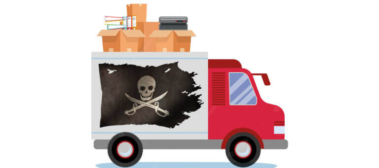 No es buena idea contratar una empresa de mudanzas pirata