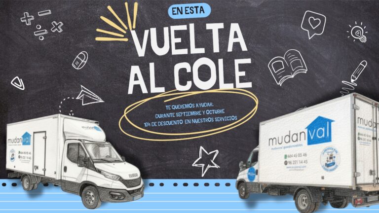 Vuelta al cole con Mudanval